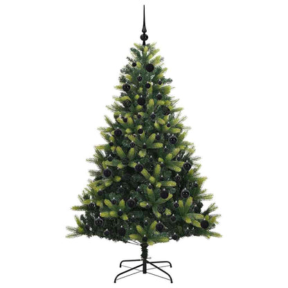 Kunst Kerstboom Met Scharnieren 300 Leds Groen Pvc En Pe