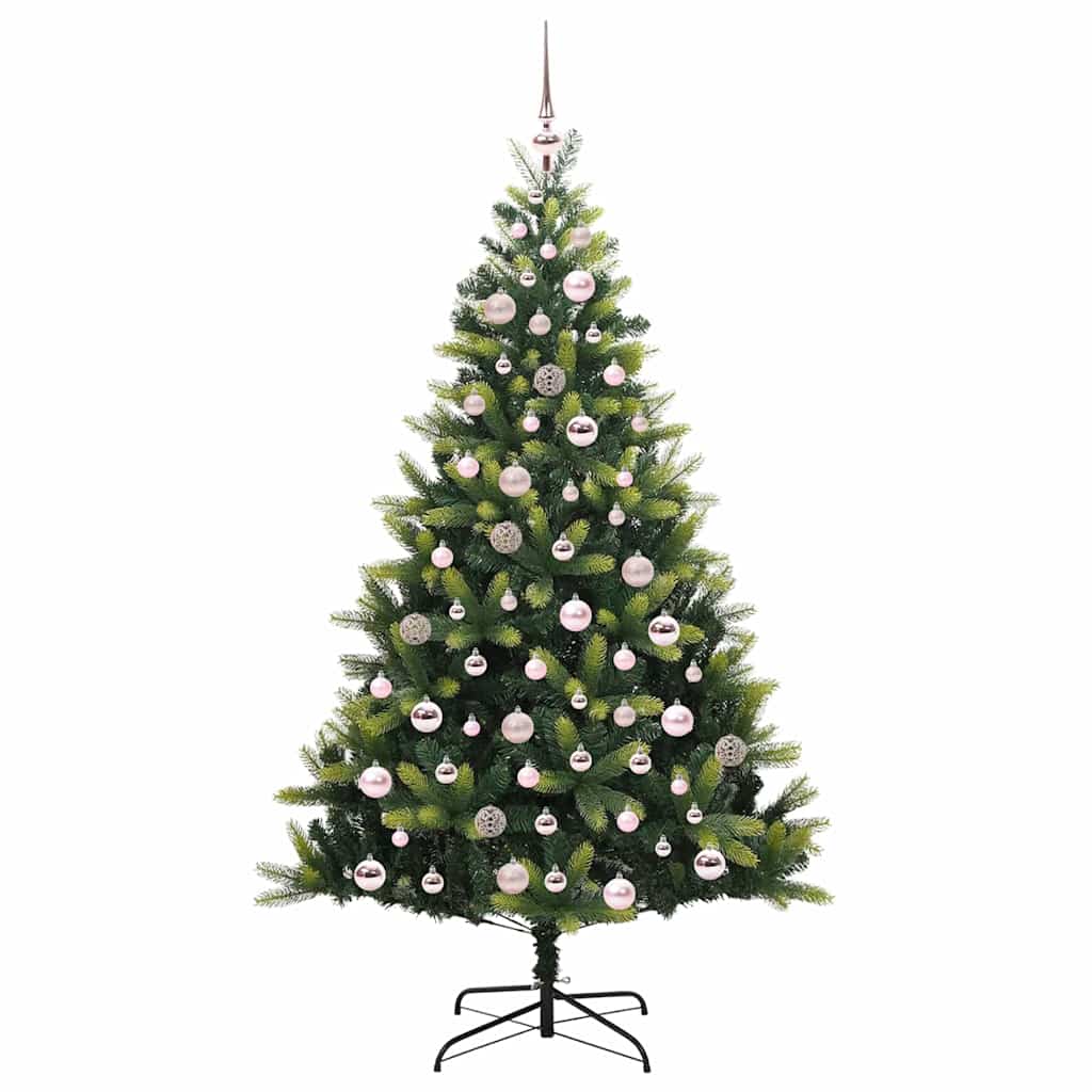 Kunstkerstboom Met Scharnier 300 Leds Groen Pvc En Pe