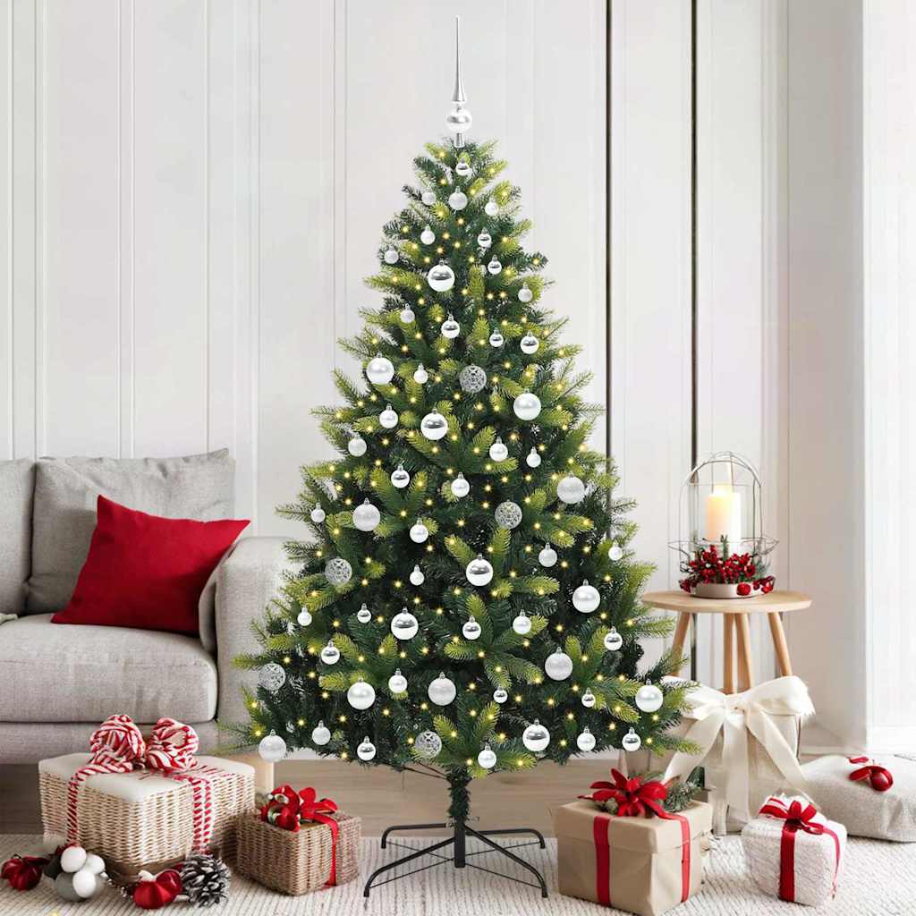 Kunstmatige Hinge Kerstboom 300 Leds Groen Pvc En Pe
