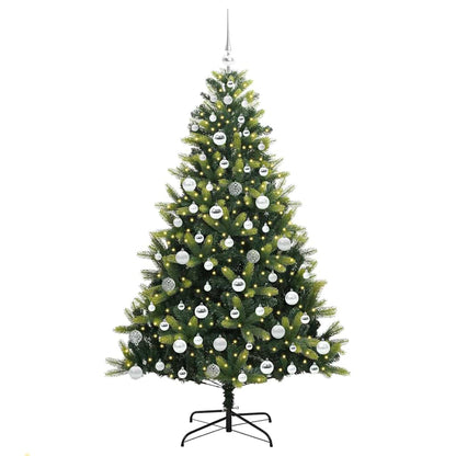 Kunstmatige Hinge Kerstboom 300 Leds Groen Pvc En Pe