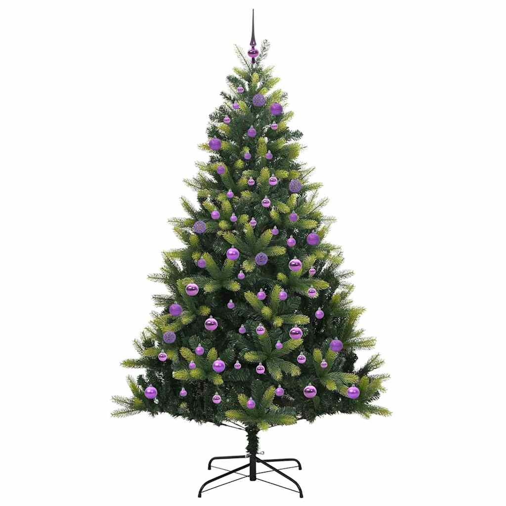 Kunstkerstboom Met Scharnieren 300 Leds Groen Pvc En Pe