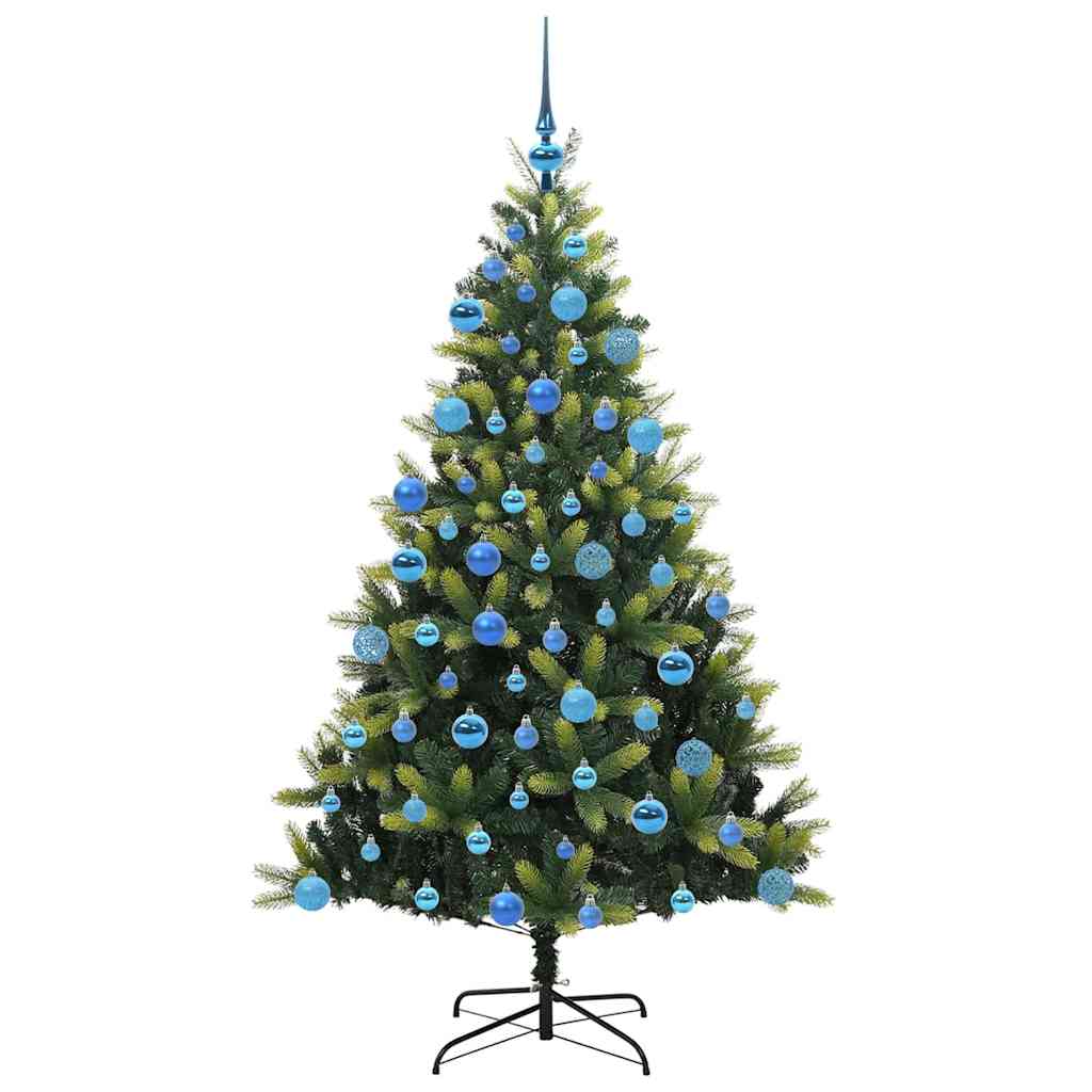 Kunst Kerstboom Met Scharnieren 300 Leds Groen Pvc En Pe