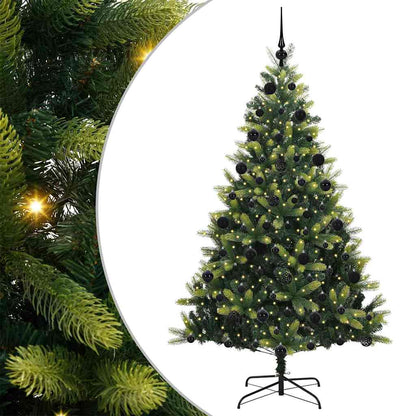 Kunstmatige Scharnierende Kerstboom 300 Leds Groen