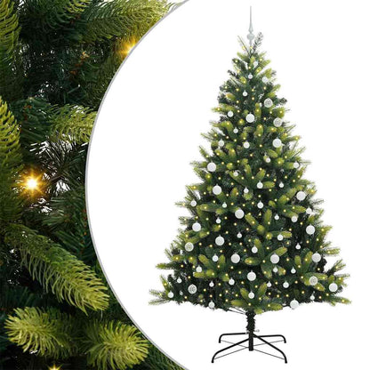 Kunstmatige Scharnierende Kerstboom 300 Leds Groen