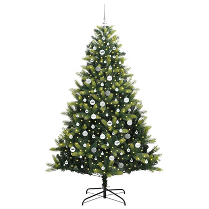 Kunstmatige Gehingde Kerstboom 300 Leds Groen Pvc En Pe