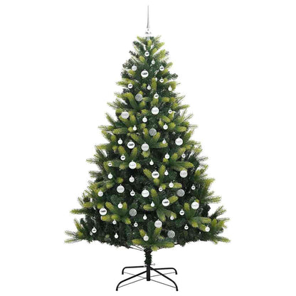 Kunstmatige Gehingde Kerstboom 300 Leds Groen Pvc En Pe