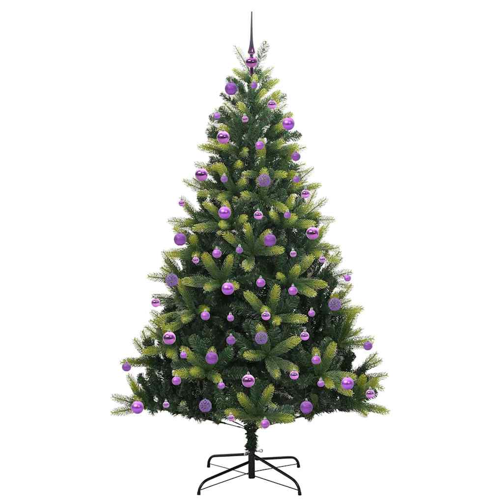 Kunst Kerstboom Met Scharnieren 300 Leds Groen Pvc En Pe