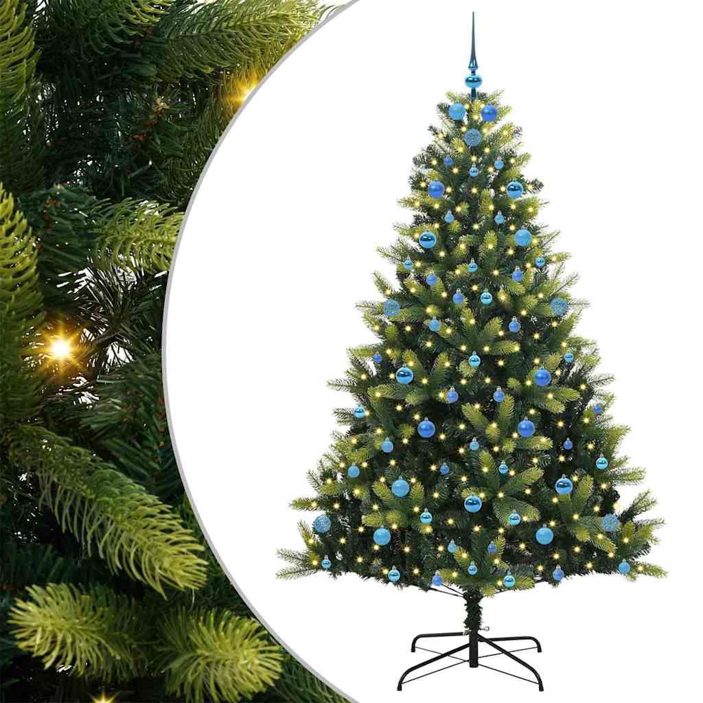 Kunstmatige Scharnierende Kerstboom 300 Leds Groen