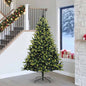Kunstkerstboom Met Scharnier 300 Led's Groen Pvc En Pe
