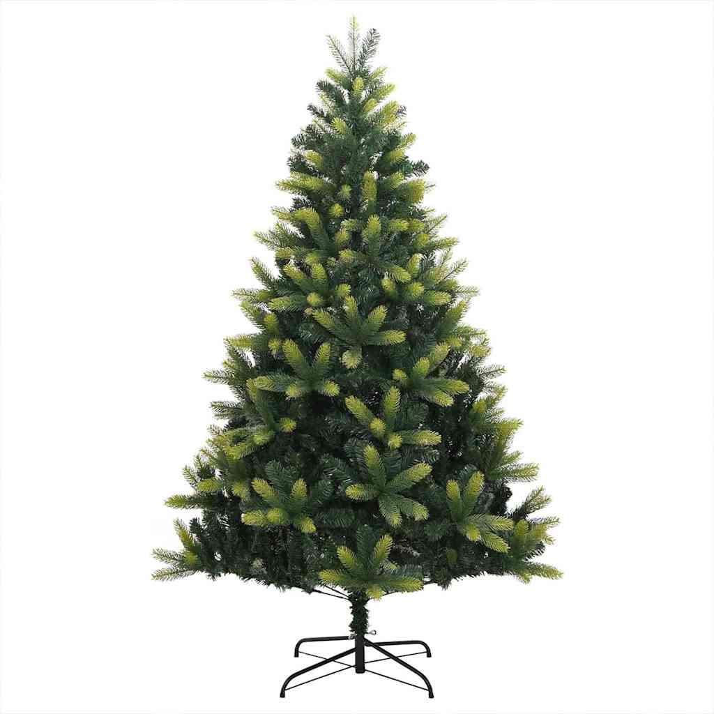 Kunstkerstboom Met Hangen 300 Led's Groen Pvc En Pe