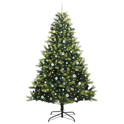 Kunstkerstboom Met Scharnier 300 Leds Groen Pvc En Pe