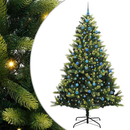 Kunstmatige Gehingde Kerstboom 300 Leds Groen Pvc En Pe