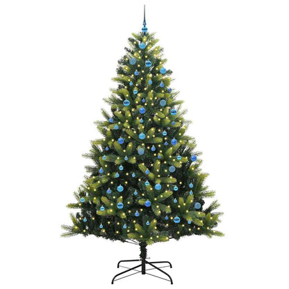 Kunstmatige Gehingde Kerstboom 300 Leds Groen Pvc En Pe