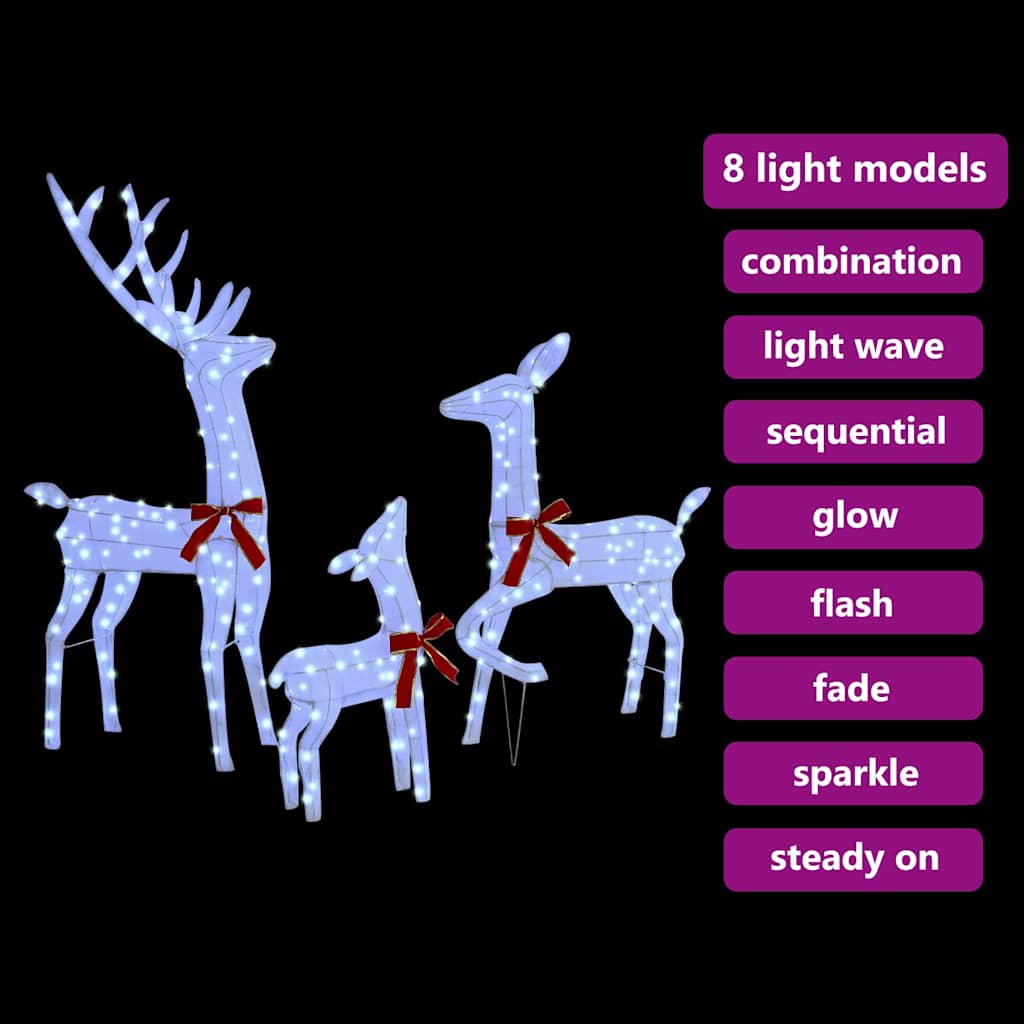 Rendierfamilie 3 Pcs 68 X 26 X 127 Cm Stof