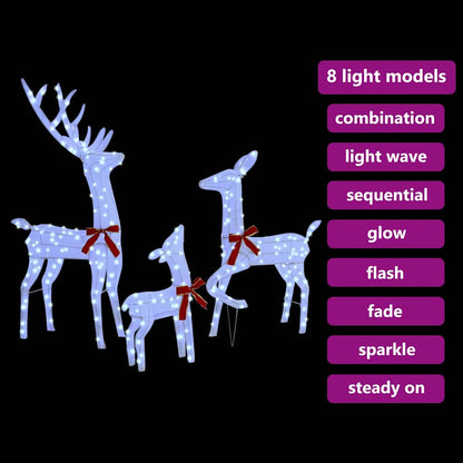 Rendierfamilie 3 Pcs 68 X 26 X 127 Cm Stof