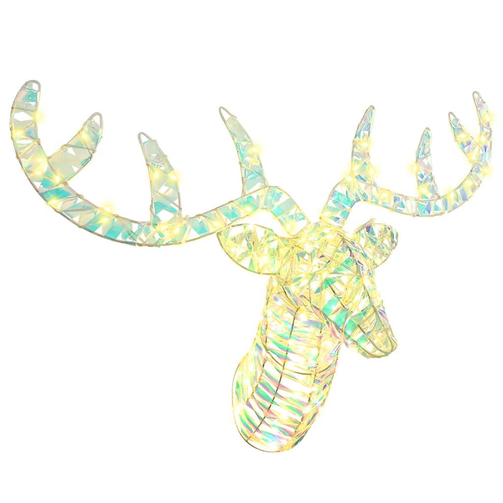 Rendier Trek Slede Warmwit 60 Cm Pet