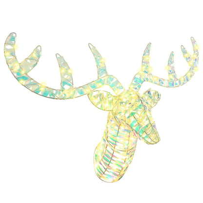 Rendier Trek Slede Warmwit 60 Cm Pet