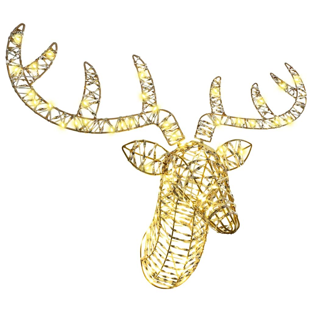 Rendier Trek Slede Warmwit 60 Cm Pet