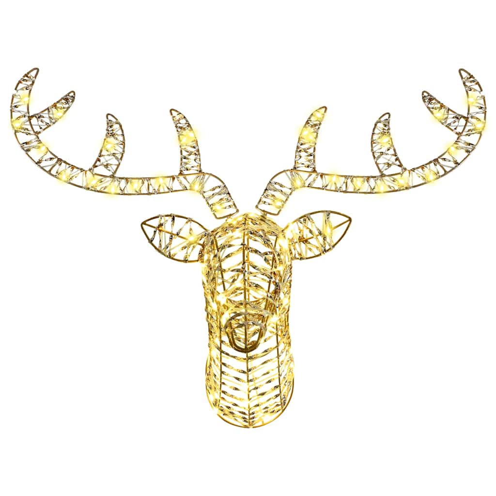 Rendier Trek Slede Warmwit 60 Cm Pet