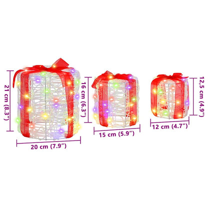 Decoratie Voor Geschenkdoos 3 Pcs 20 X 20 X 21 Cm