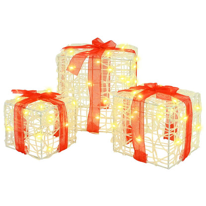 Cadeau Doos Met 60 Led 3 Pcs 20 X 20 X 20 Cm Acryl