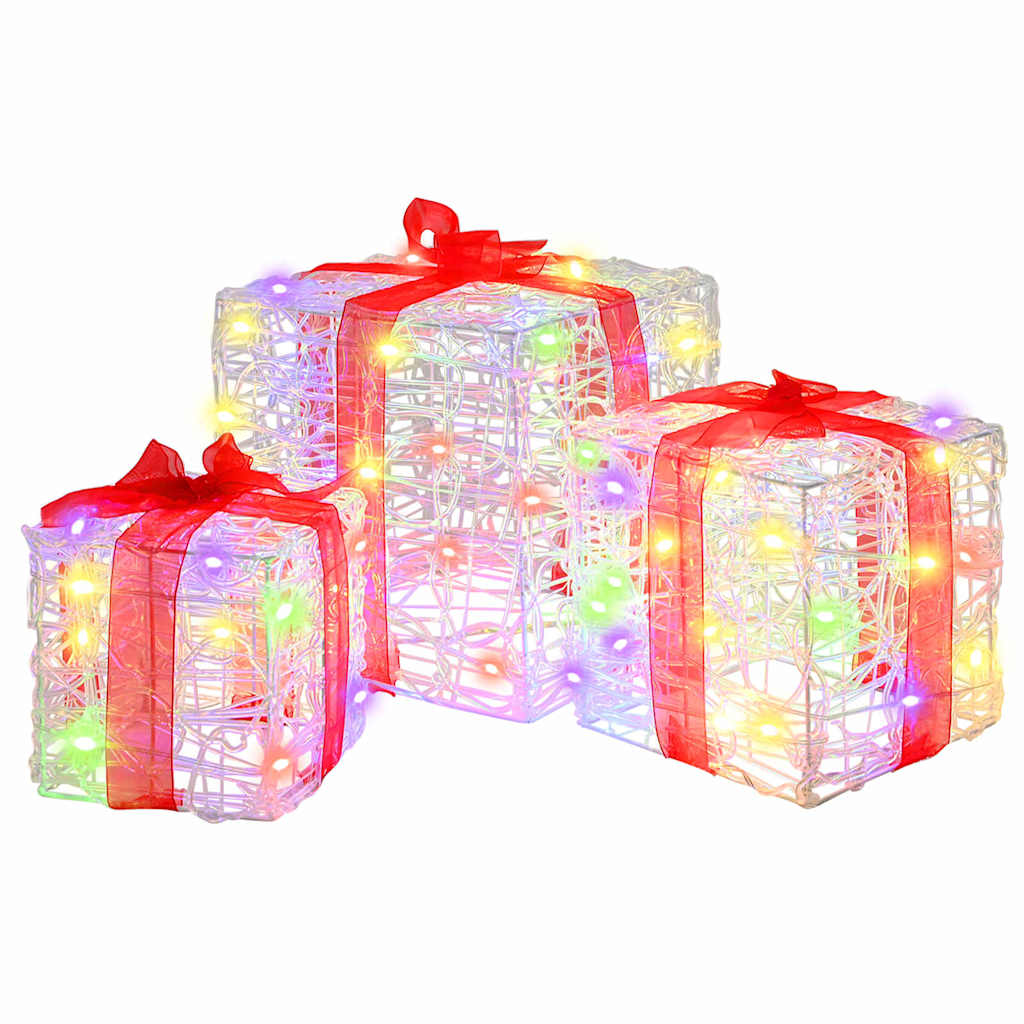 Cadeau Doos Met 60 Led 3 Pcs 20 X 20 X 20 Cm Acryl