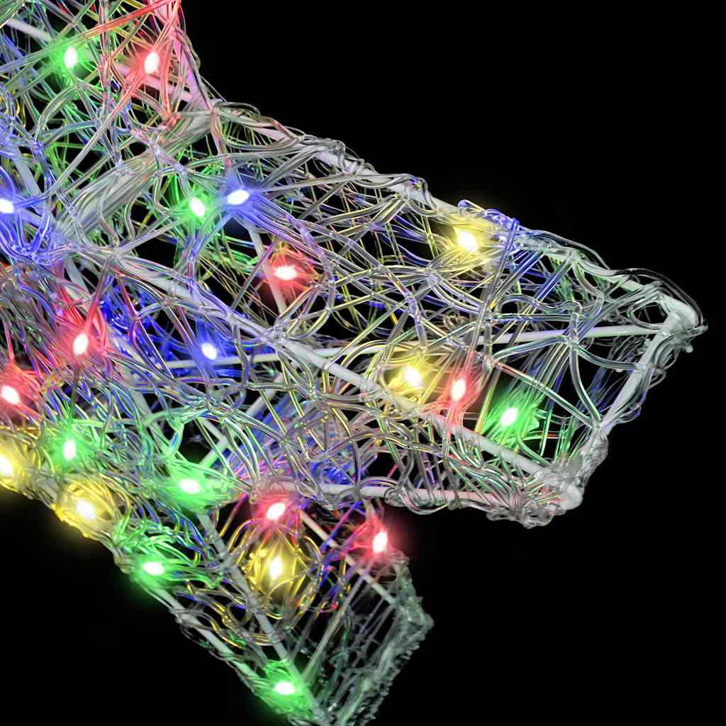 3D Ster Met 50 Led 55 X 53,5 X 10 Cm Acryl