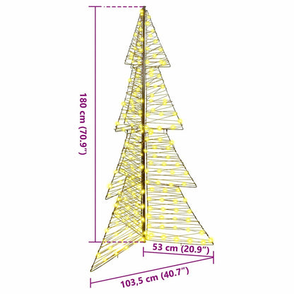 Kerstboom Met 240 Led Warmwit