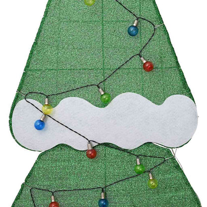 Verlichte Kerstboom Met 3 Cadeau Dozen 2D Warm Wit