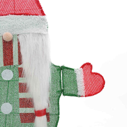 Verlichte Gnoom Warmwit 71 X 64 Cm Lurexfabric