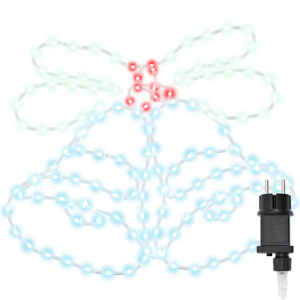 Kerstbel Met 144 Led Multikleur 56 X 46 Cm Pvc