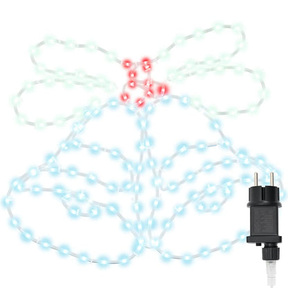 Kerstbel Met 144 Led Multikleur 56 X 46 Cm Pvc