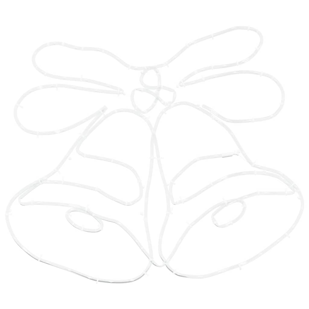 Kerstbel Met 144 Led Multikleur 56 X 46 Cm Pvc