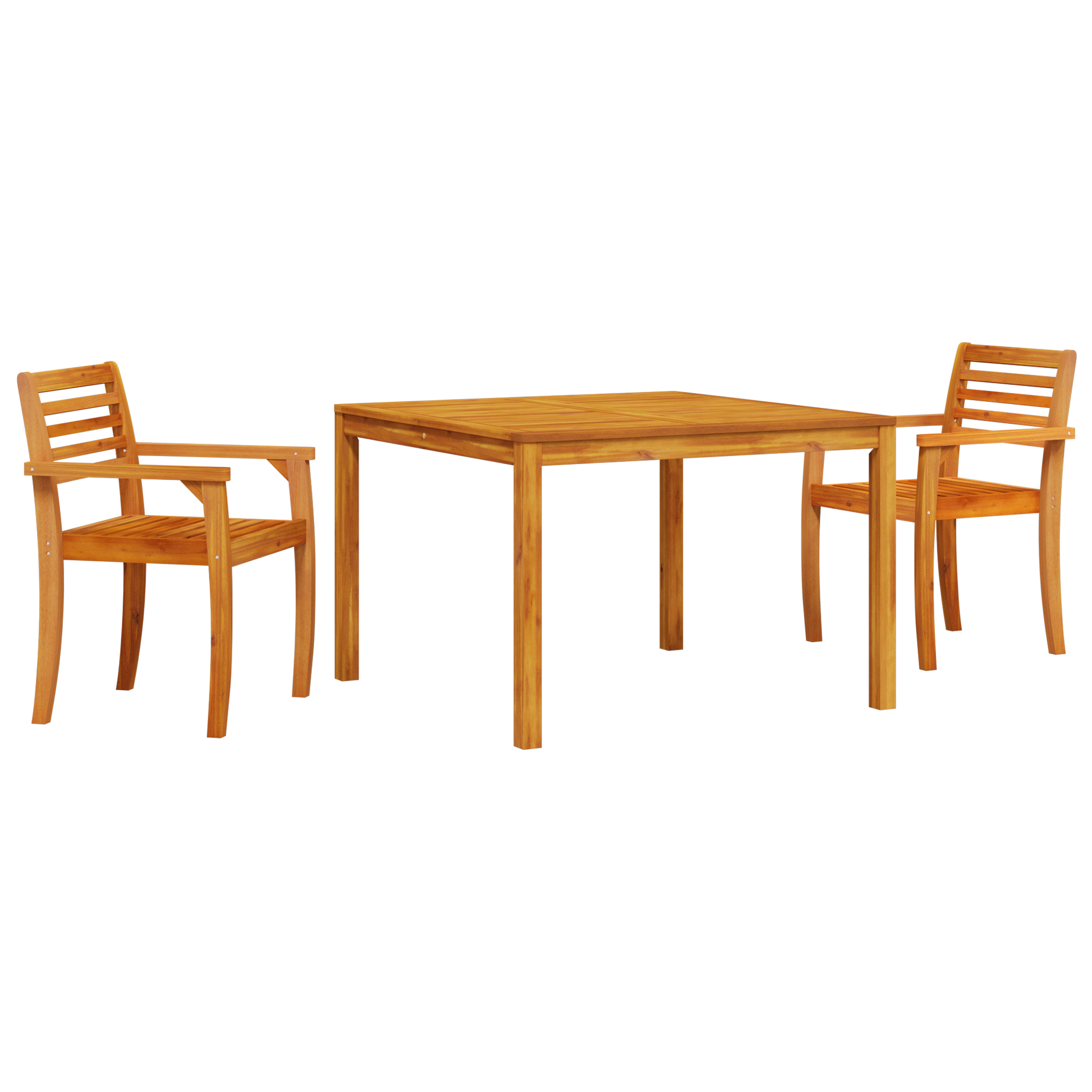 3-Delige Tuinset - Massief Acaciahout