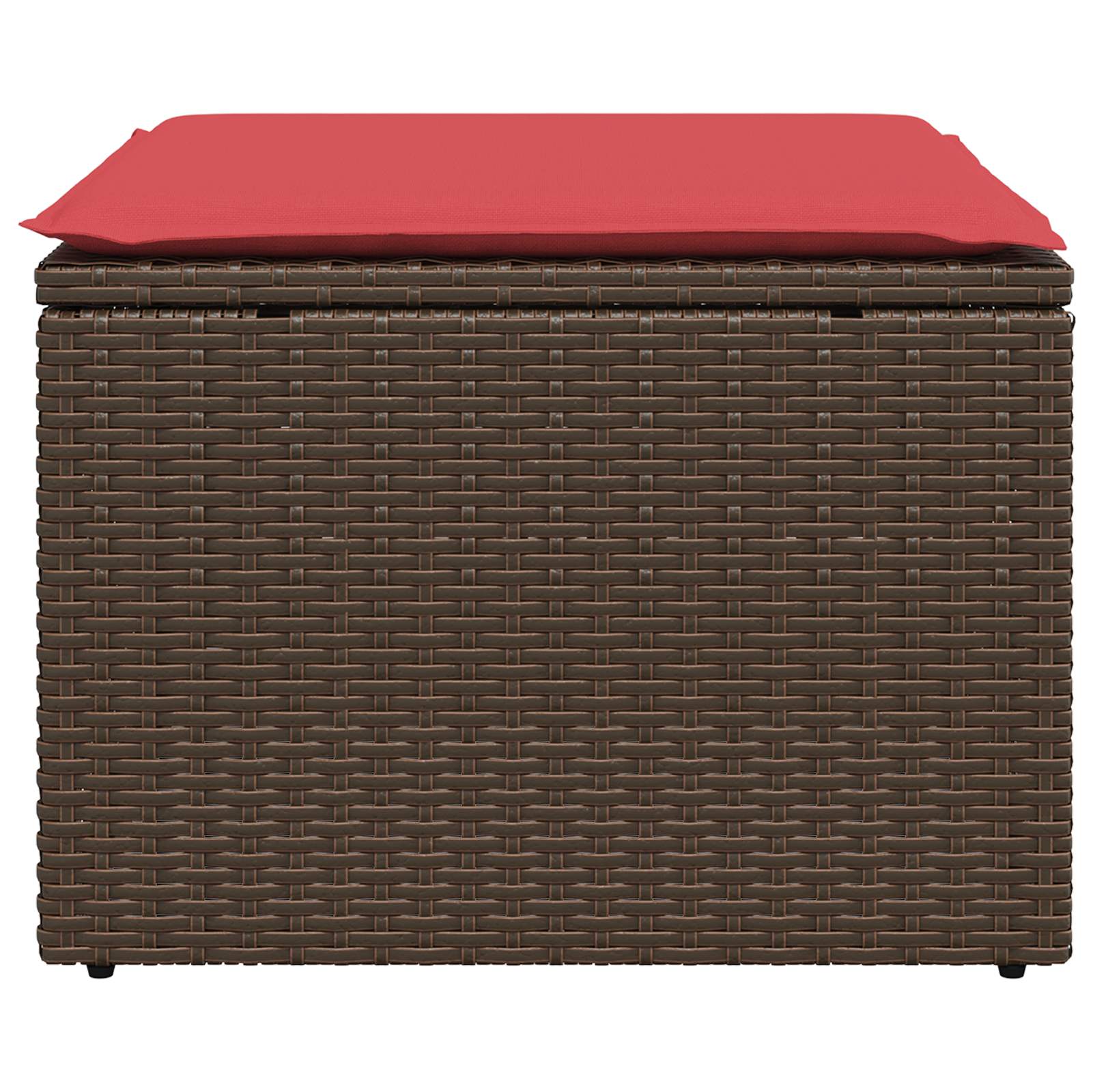 Tuinkruk Met Kussen 55X55X37 Cm Poly Rattan
